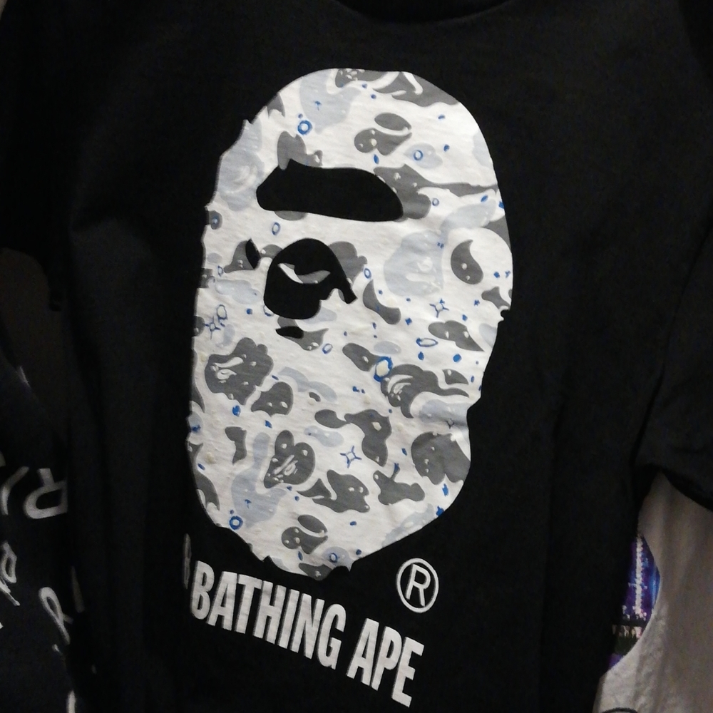 Bape T space camo